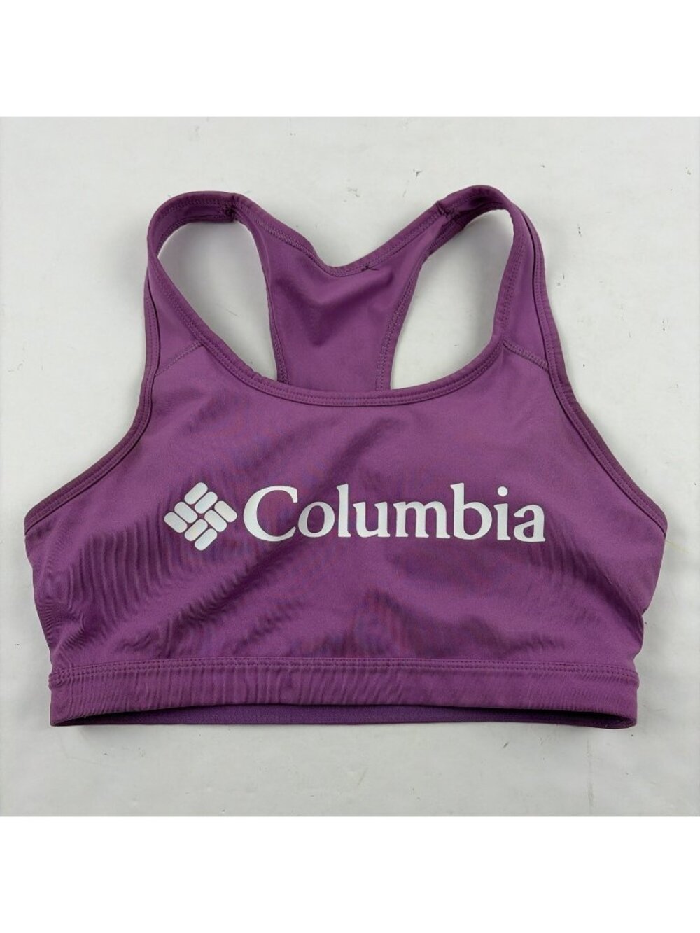 Columbia Sports Bra Women’s S Razorback Purple Impact Removable Cups Tagless